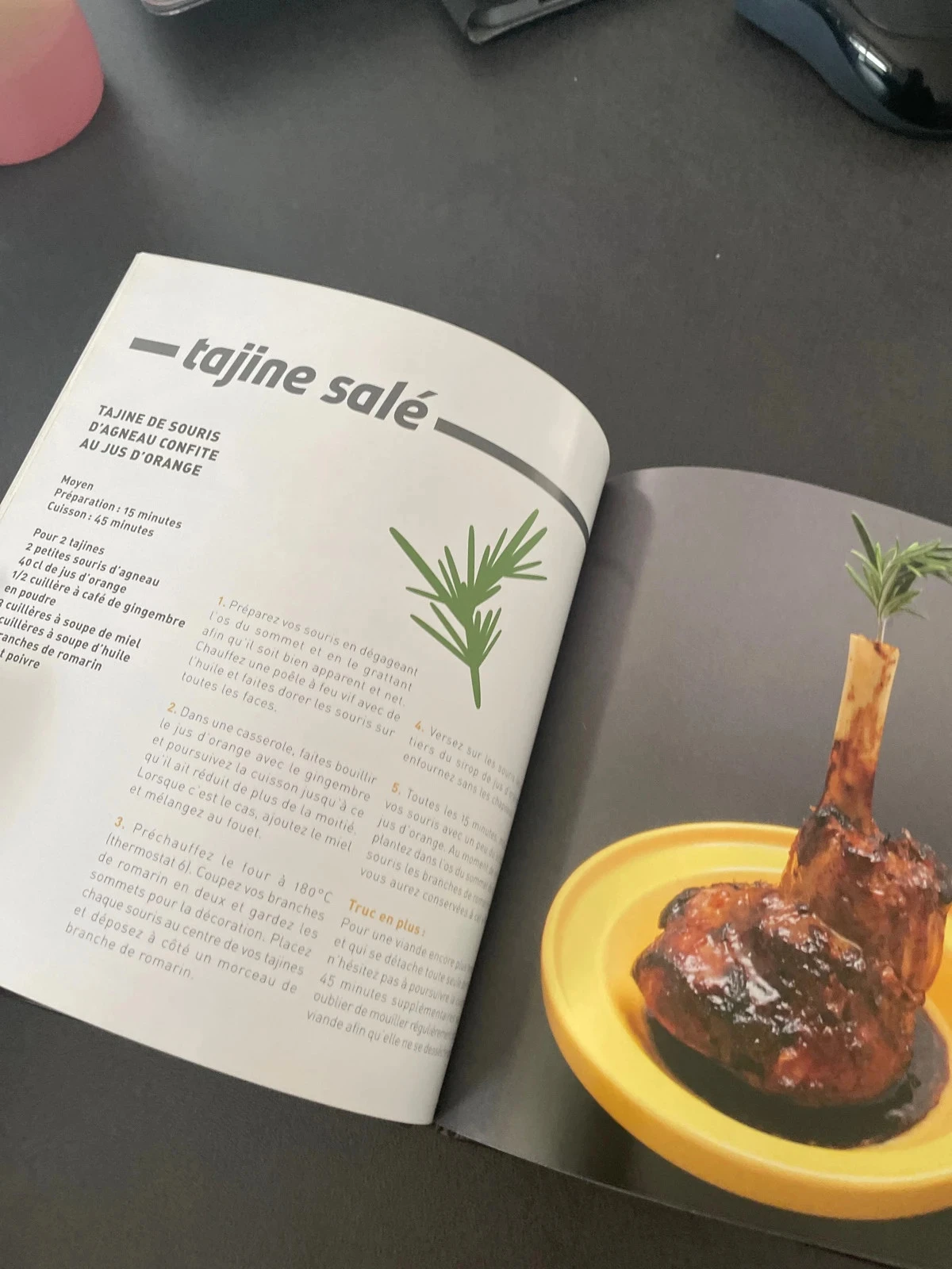 Livre recette recettes tajines salé sucré cuisine – photo 4